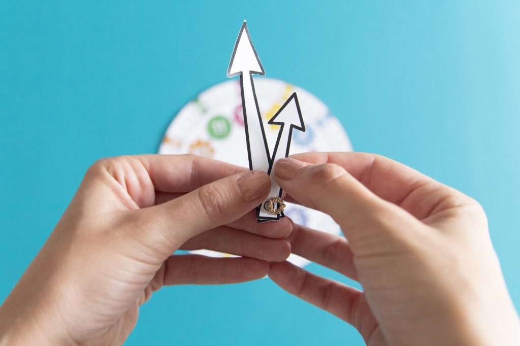 Apprendre à lire l'heure : étape 4