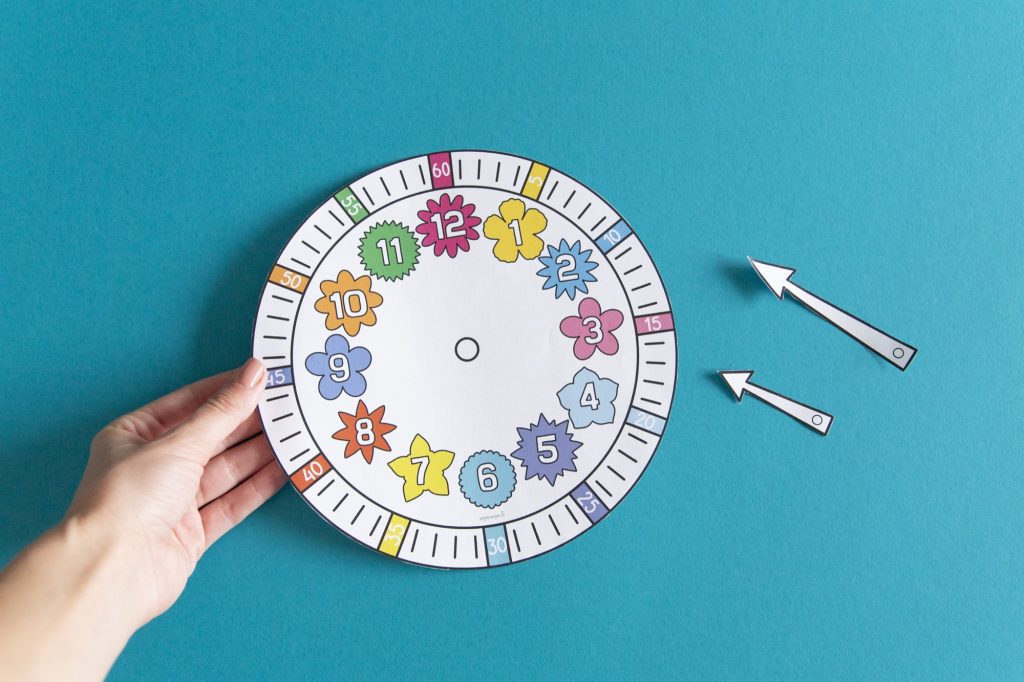 Apprendre à lire l'heure : étape 3