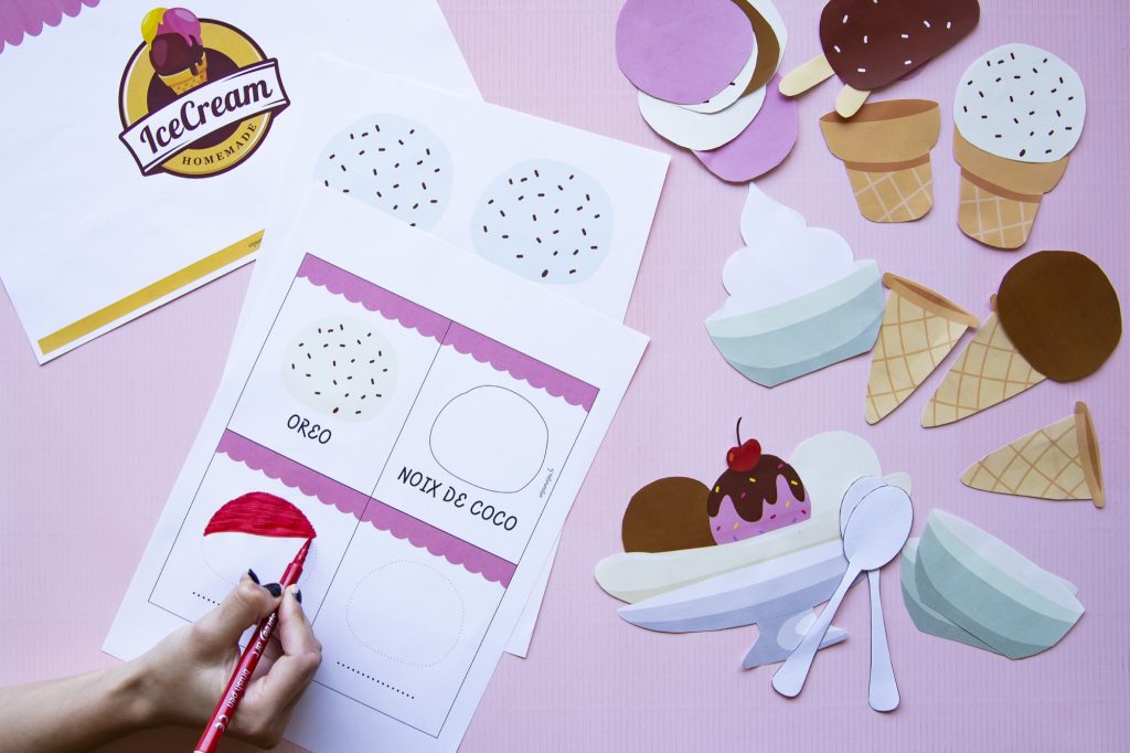 Marchand de glaces - étape 4