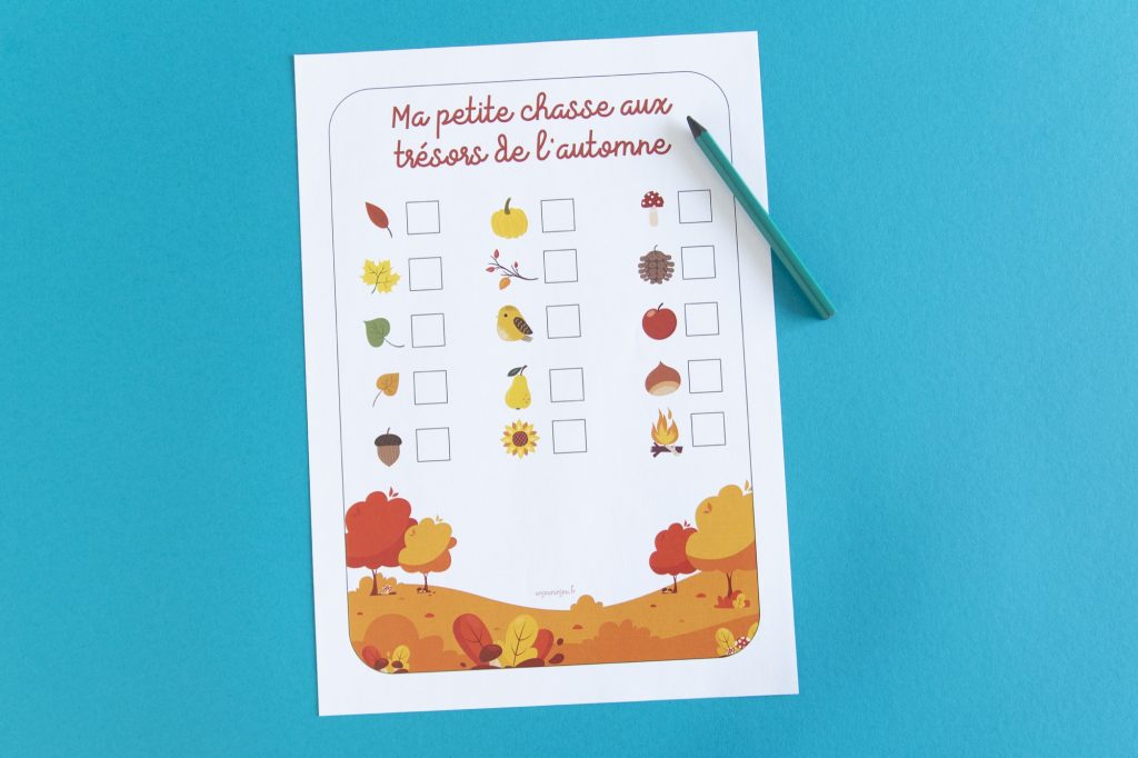 Chasse au trésor automnale