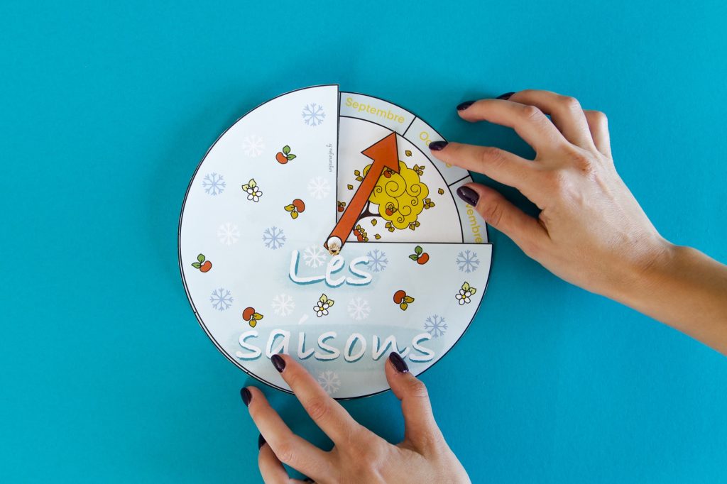 Ma roue des saisons - étape 5