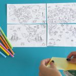 Ma mappemonde à colorier - étape 3