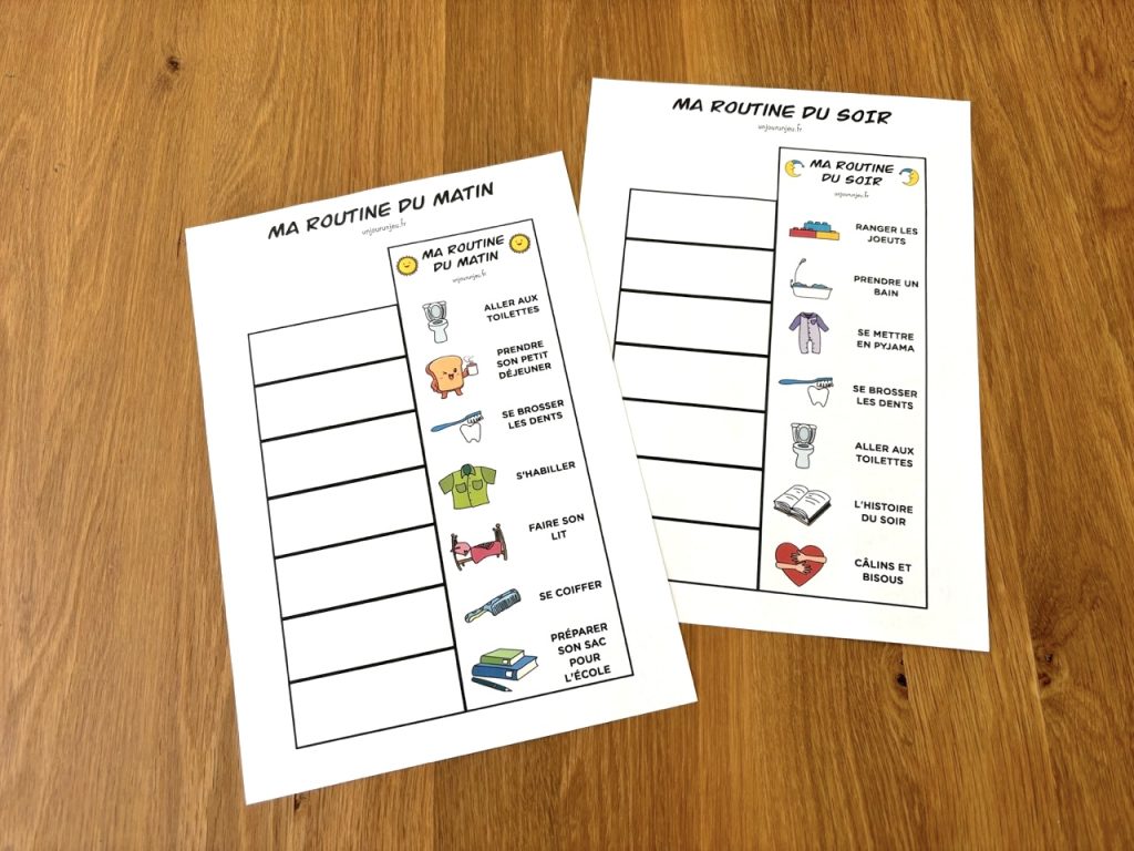 Ma routine du matin et du soir avec volets