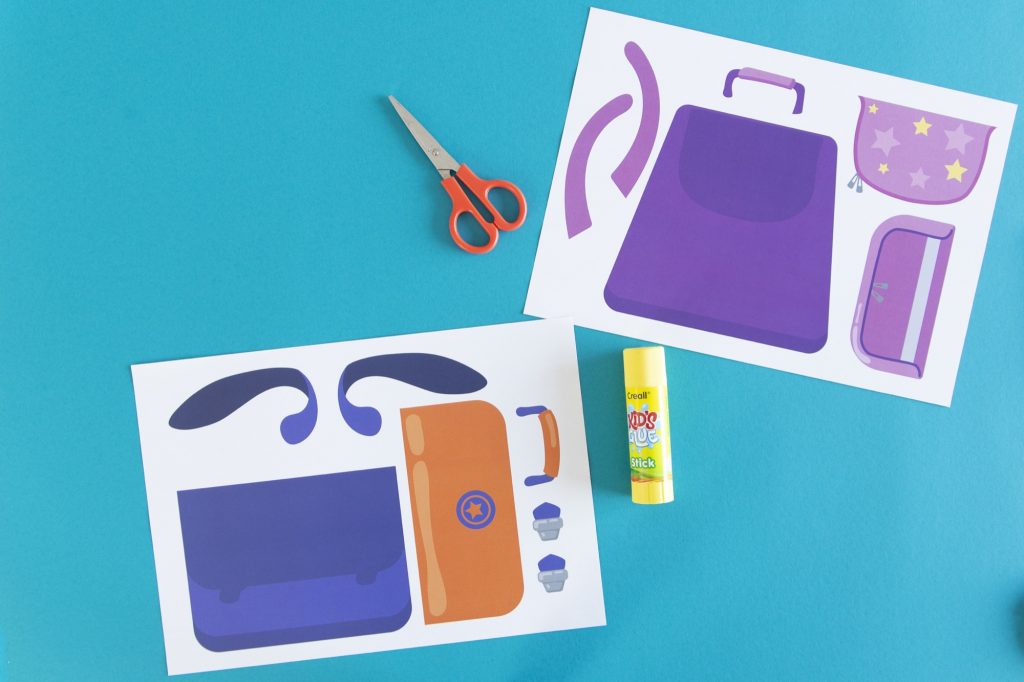 Mon cartable à fabriquer - étape 1