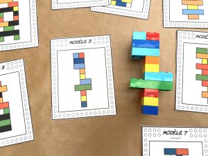Atelier autonome : mes petites fiches Lego à reproduire