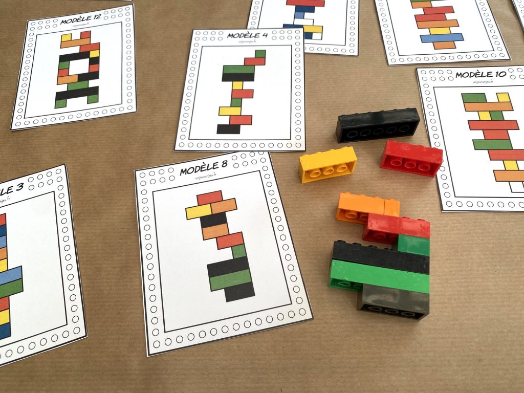 Fiches LEGO à reproduire - étape 4