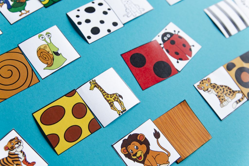 Peaux et animaux à faire correspondre