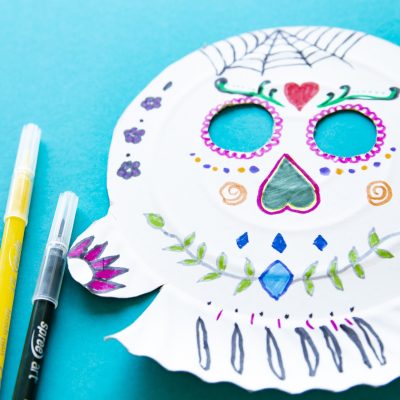 Bricolage Halloween : ma jolie tête de mort