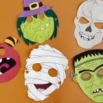 Masques Halloween - étape 5