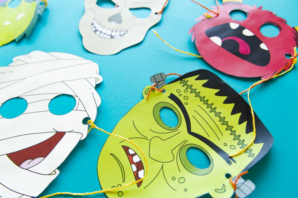 Masques halloween à imprimer