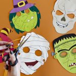 Masques Halloween - étape 3