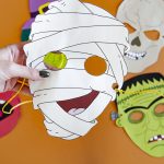 Masques Halloween - étape 4