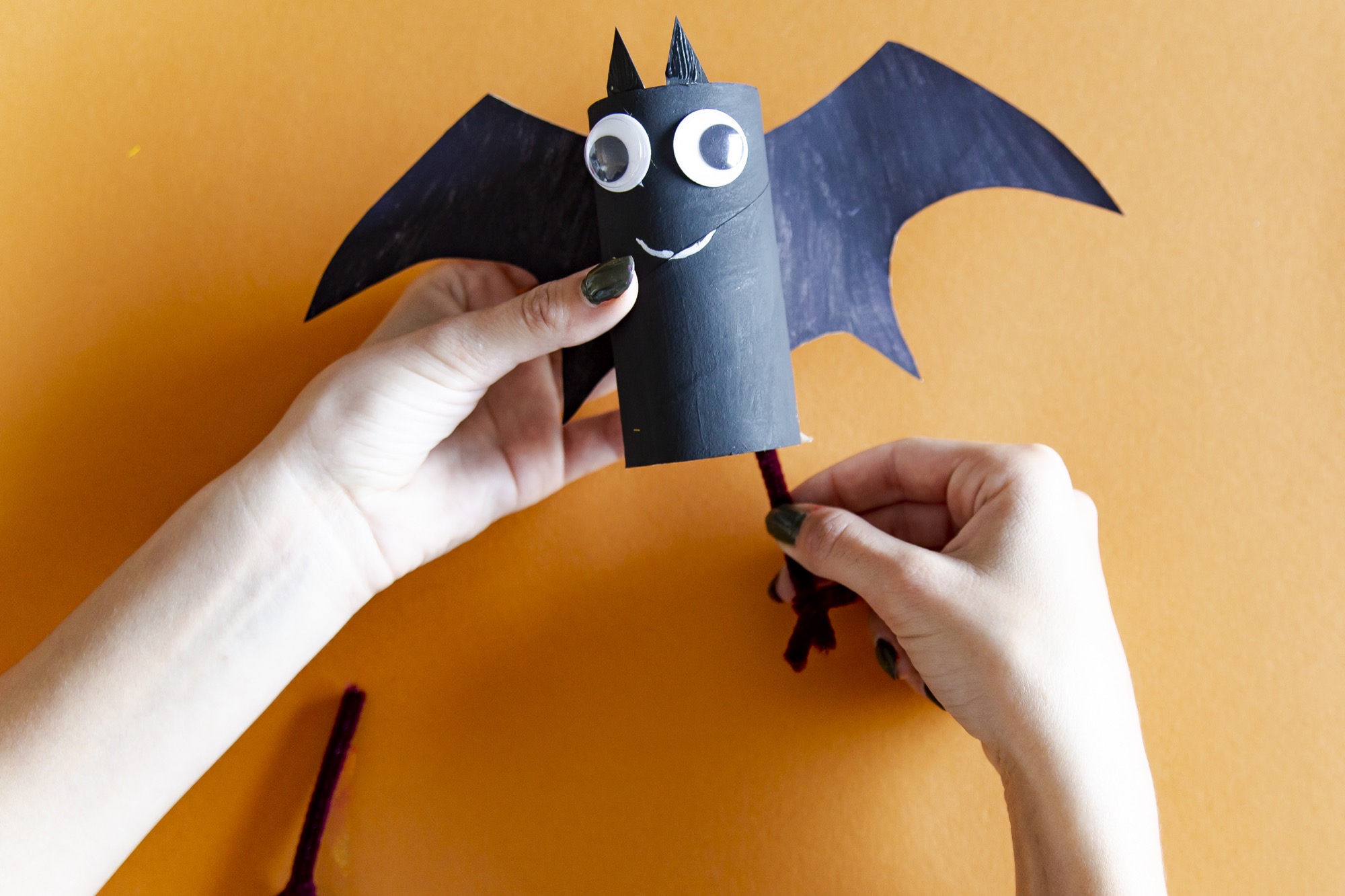 Bricolage : la chauve-souris d'Halloween