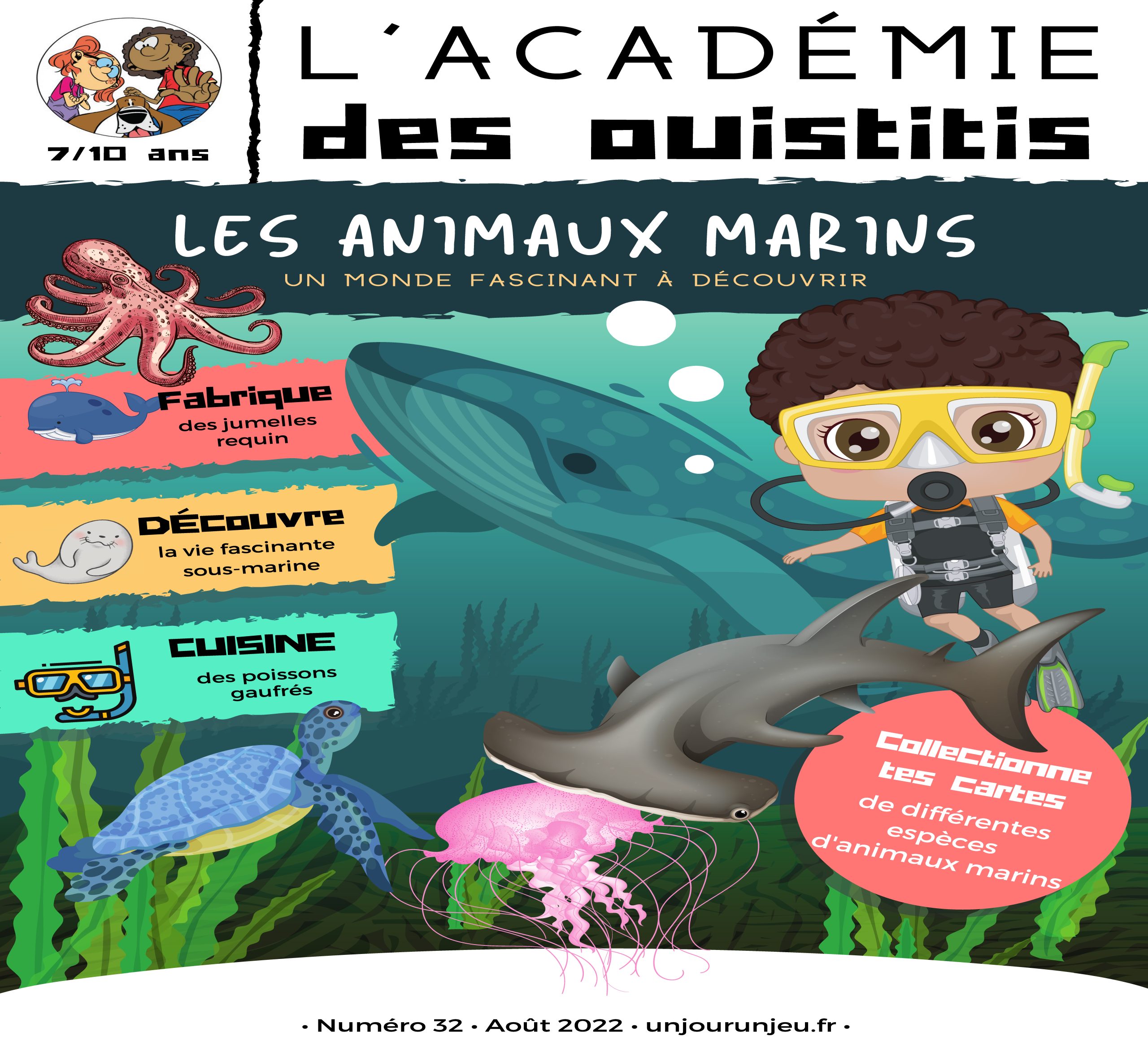 L'Académie des Ouistitis et les animaux marins