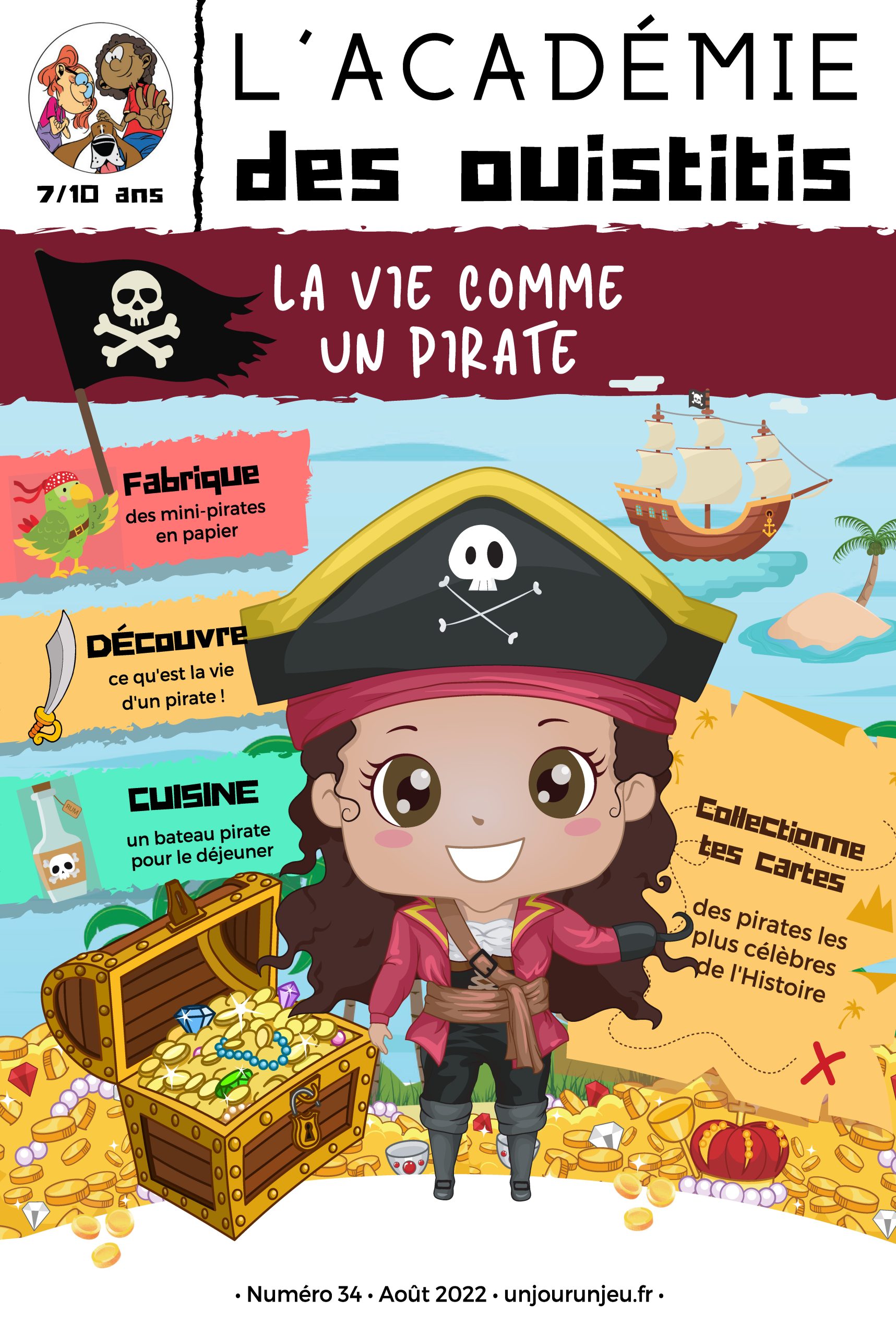 L'Académie des Ouistitis à bord d'un bateau pirate