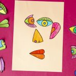 À la manière de Picasso : œuvre terminée