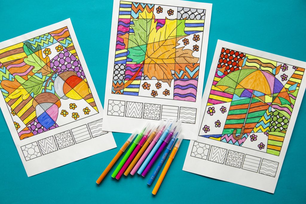 Étape 3 : coloriage terminé