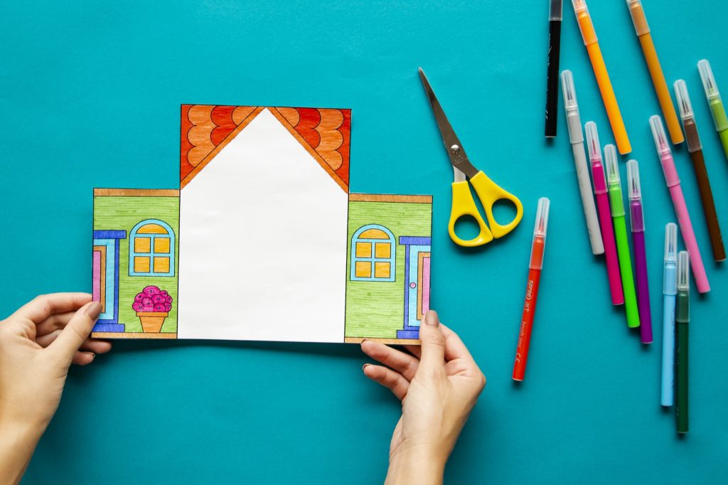 Étape 4 : maison découpée