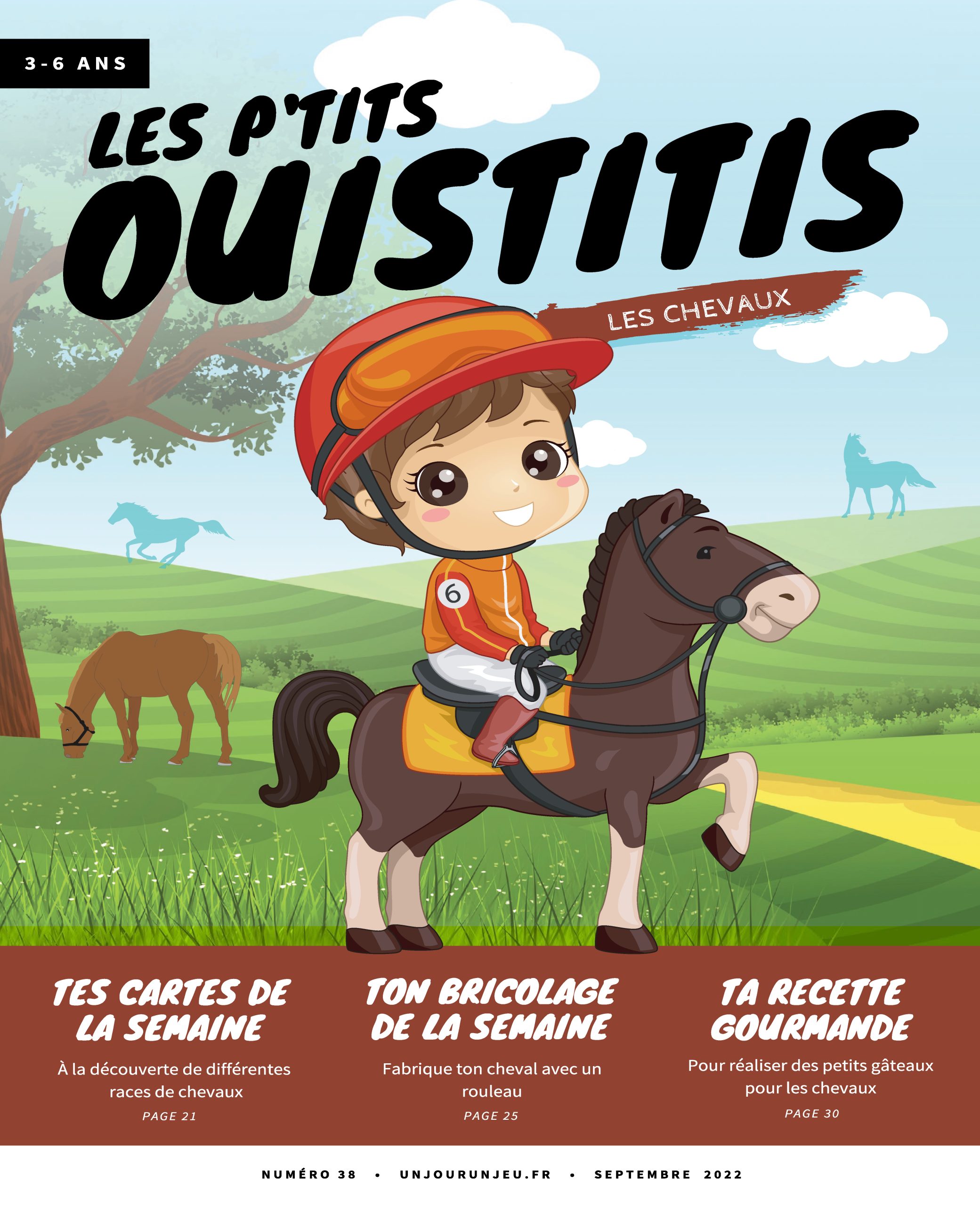 Les P'tits Ouistitis et les chevaux, au centre équestre