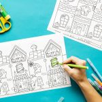 Étape 2 : coloriage des maisons