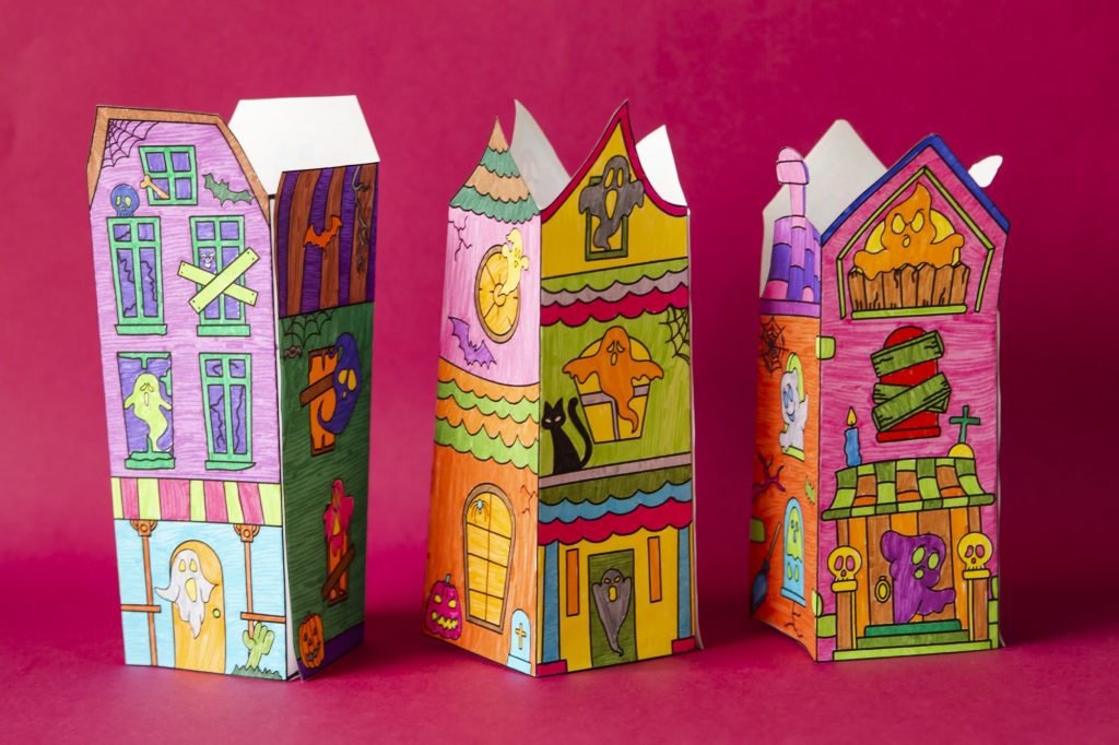 Mes maisons hantées à décorer pour Halloween