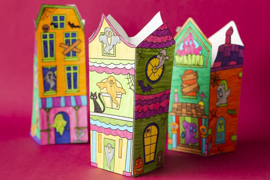 Étape 8 : maisons hantées terminées