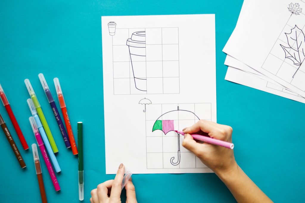 Étape 3 : je colorie