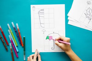 Étape 3 : je colorie