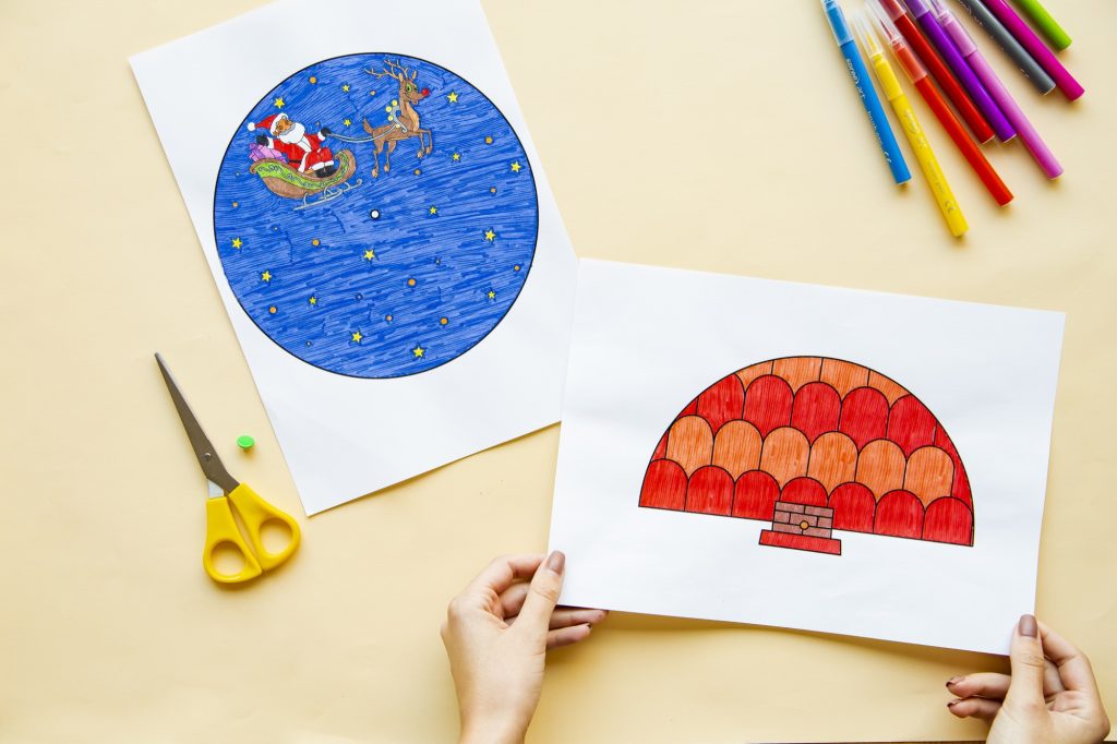 Ma cheminée de Noël : étape 3