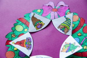 Bricolage : ma couronne de noël en papier