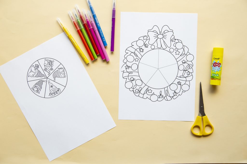 Ma couronne de Noël : étape 1