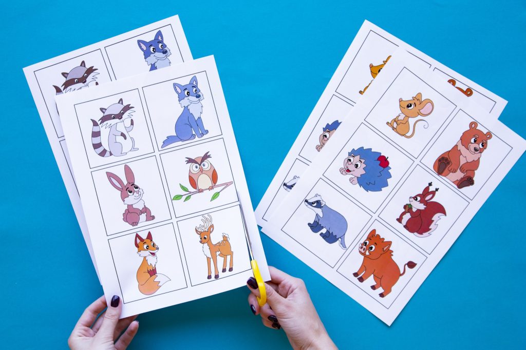 Memory animaux forêt : étape 2