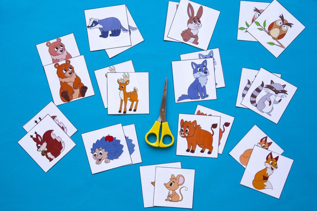 Memory animaux forêt : étape 3