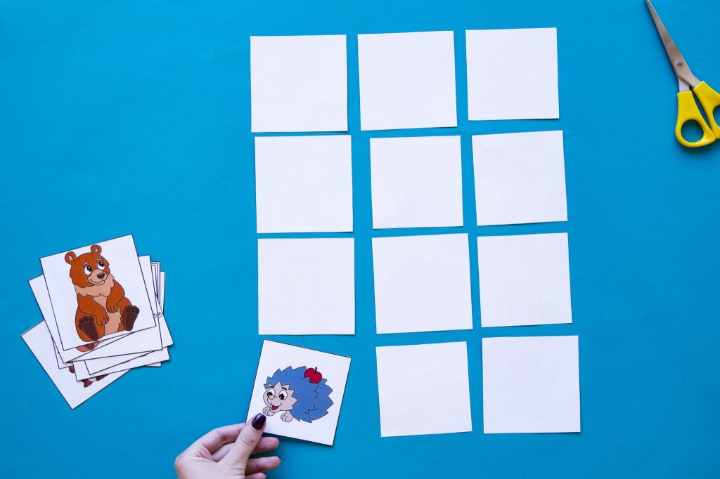 Memory animaux forêt : étape 4