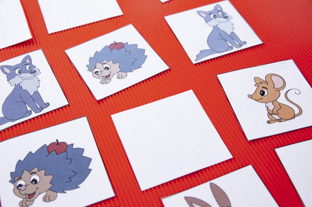 Memory animaux forêt : étape 8