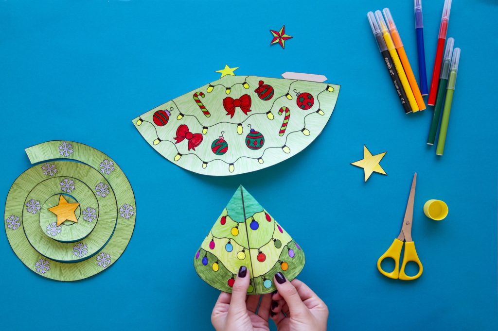 Sapins à fabriquer : étape 4