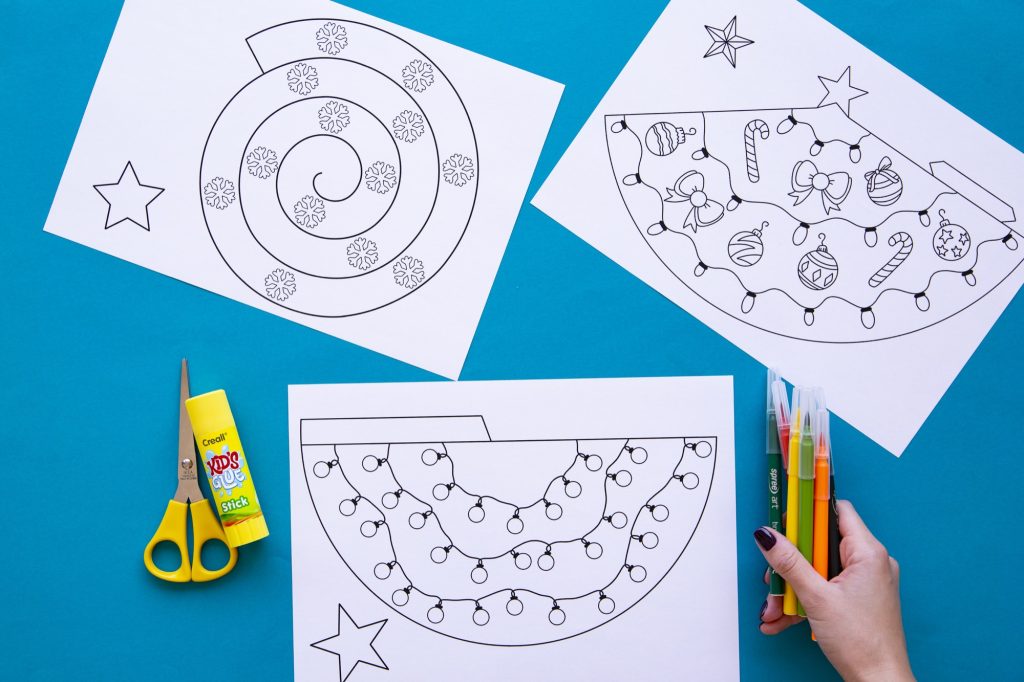 Sapins à fabriquer : étape 1