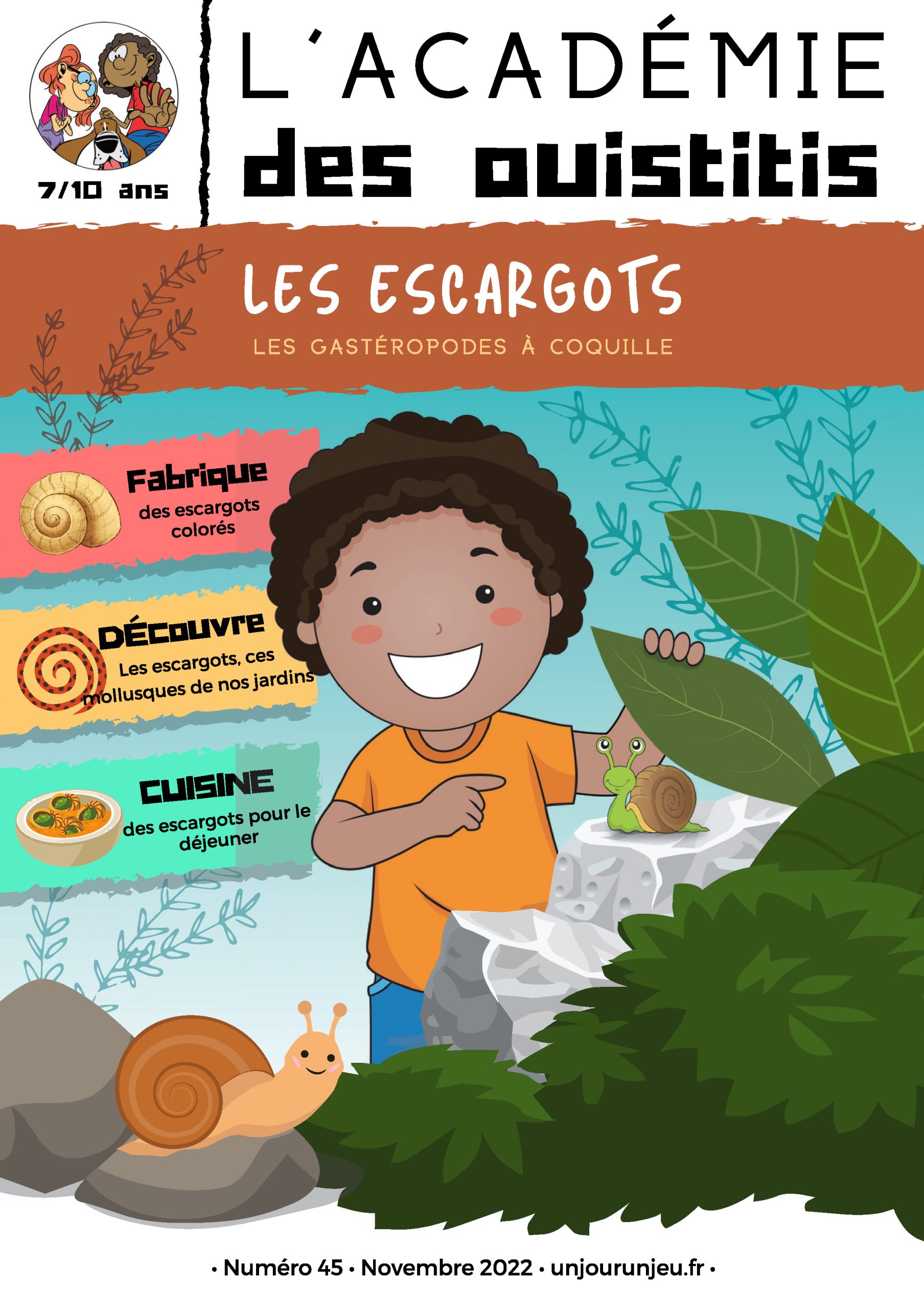 L'Académie des Ouistitis découvre les escargots