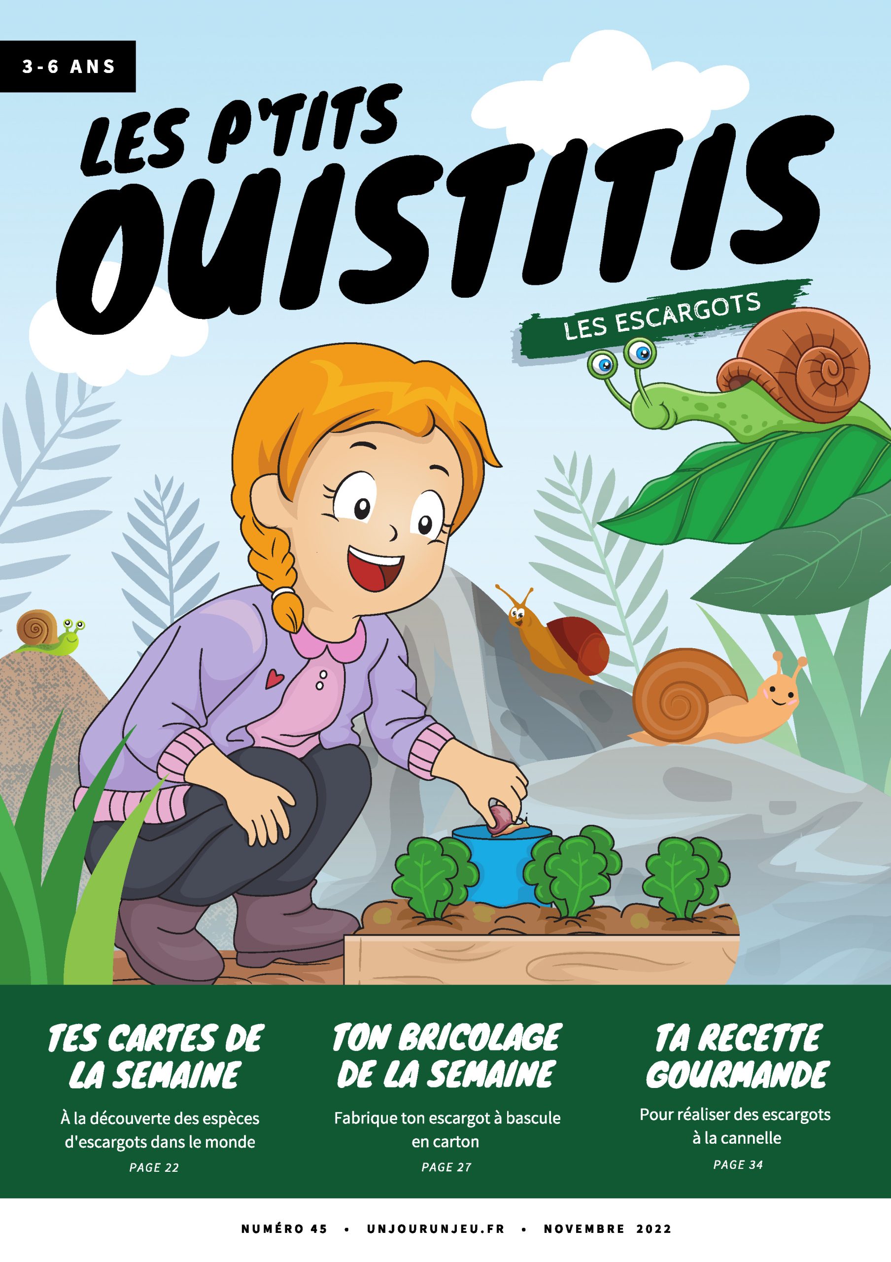 Les P'tits Ouistitis à la découverte des escargots