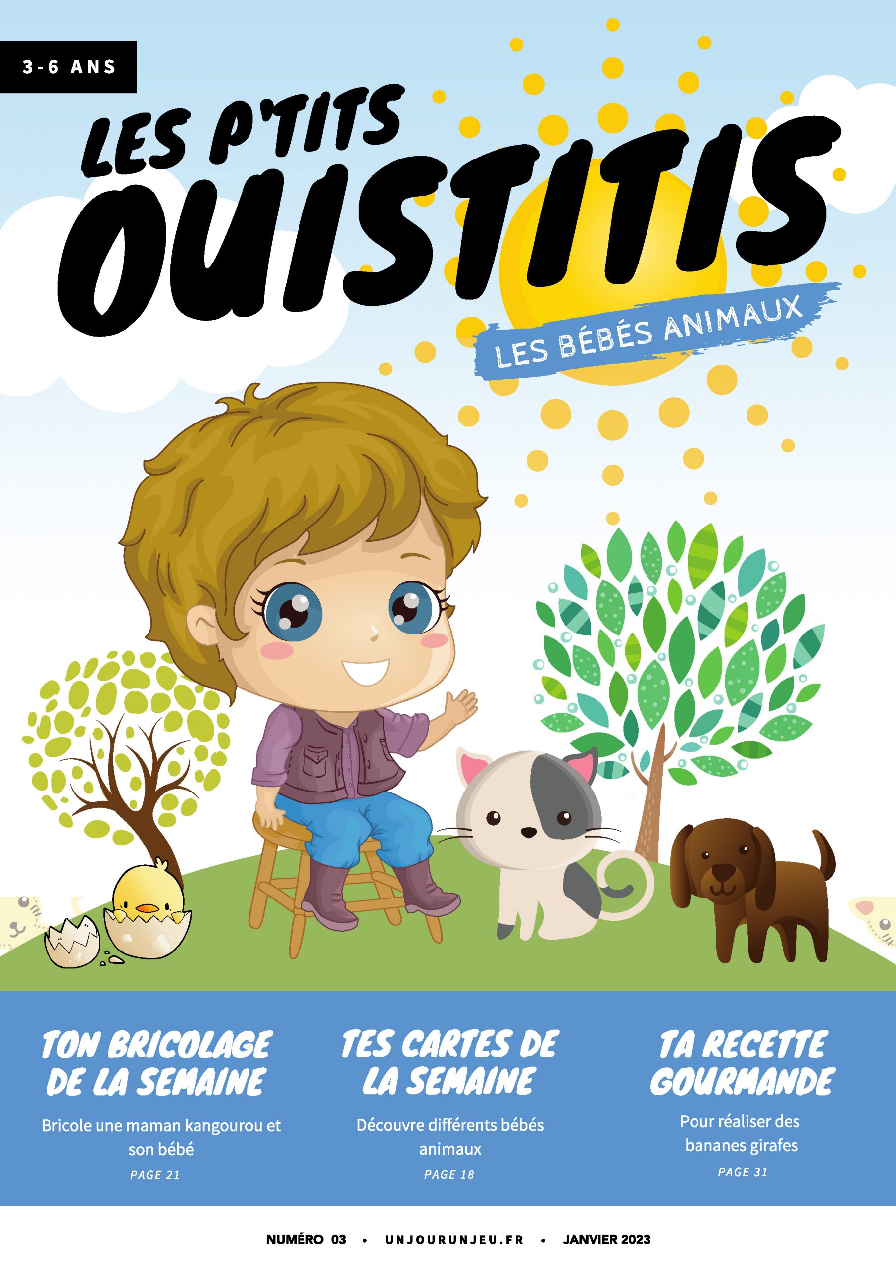 Les P'tits Ouistitis s'occupent des petits des animaux