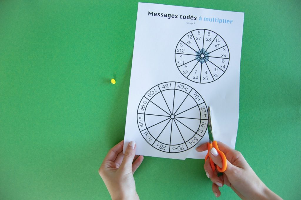 Roue messages codés à multiplier - 2