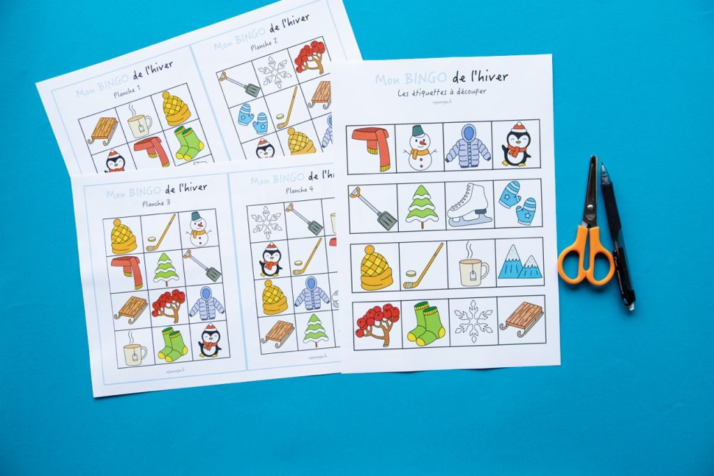 Bingo de l'hiver - étape 1