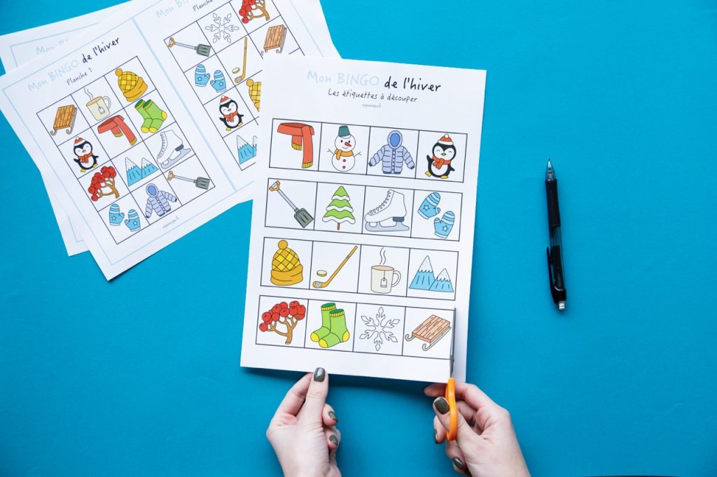 Bingo de l'hiver - étape 2