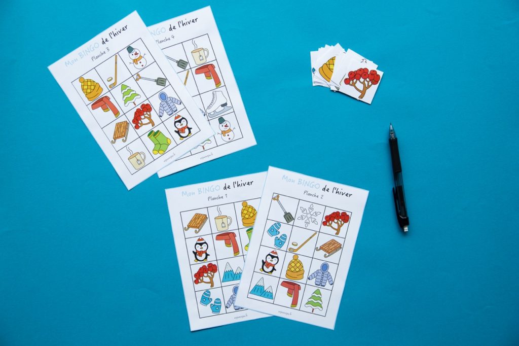 Bingo de l'hiver - étape 4