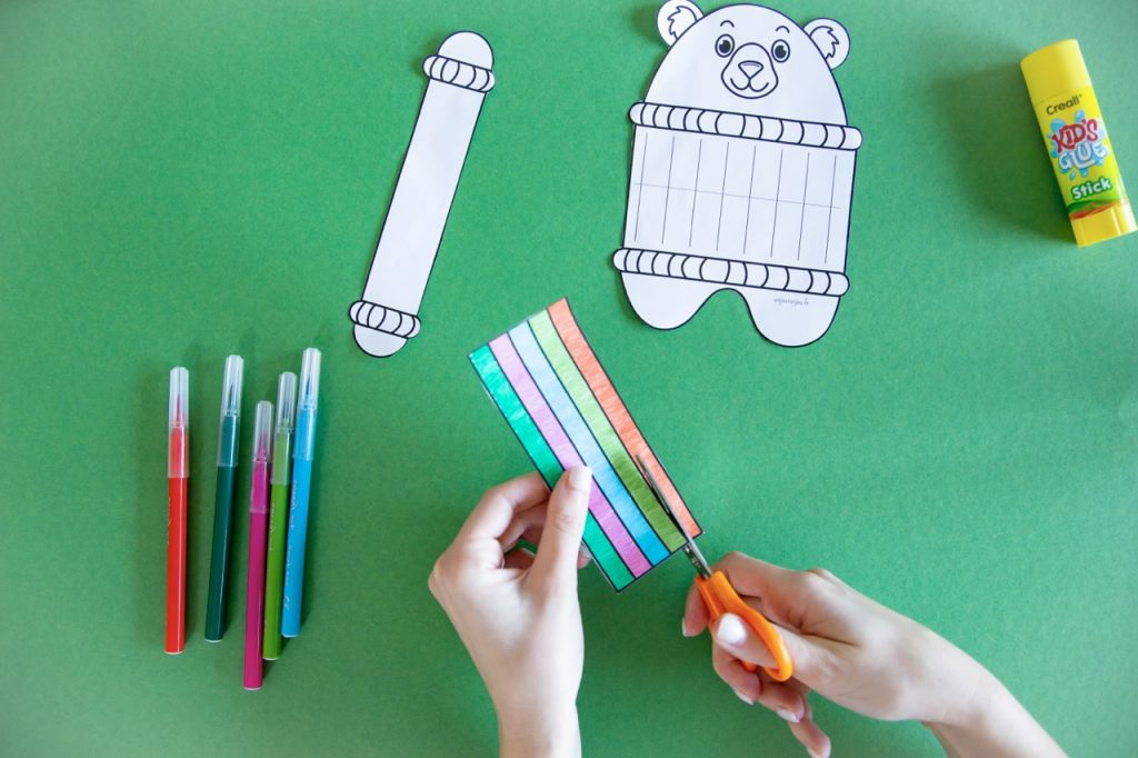 Mon ourson à tresser - étape 3