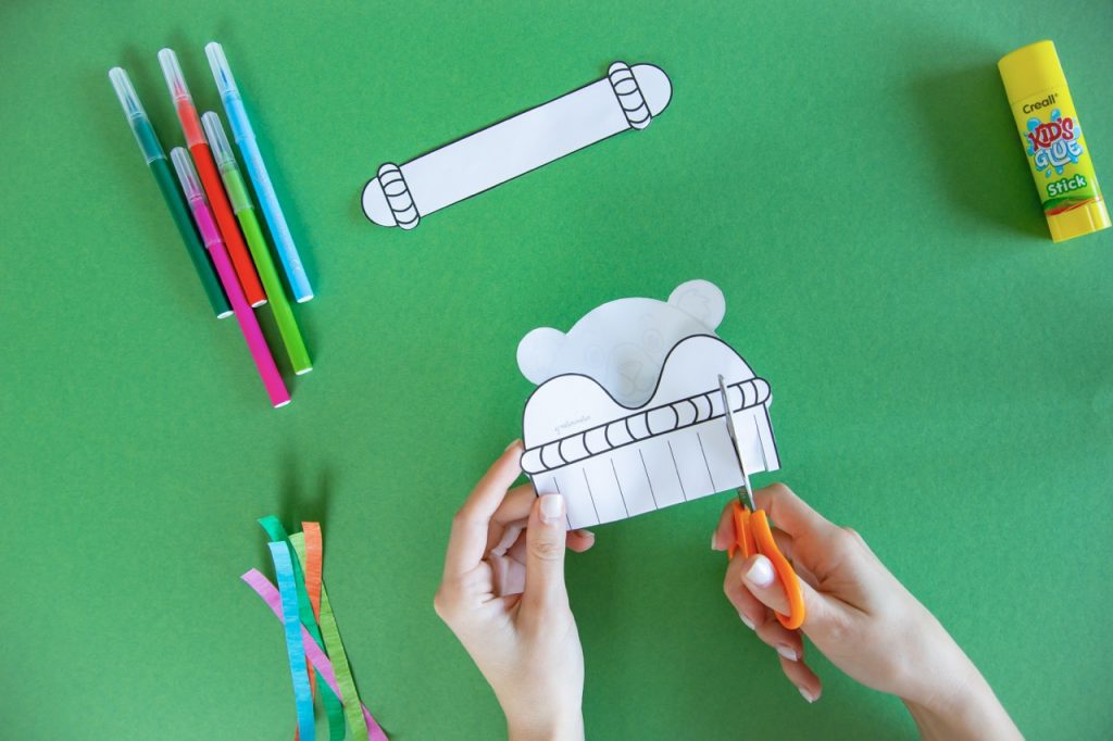 Mon ourson à tresser - étape 5