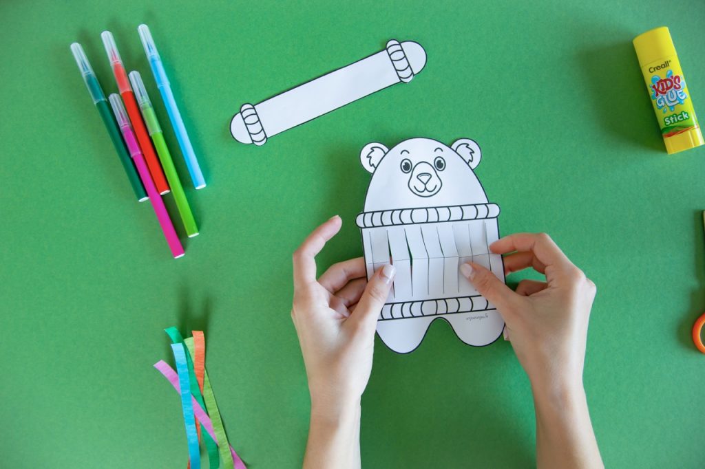 Mon ourson à tresser - étape 6