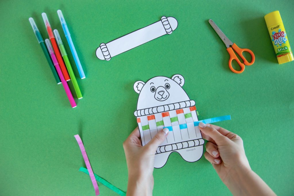 Mon ourson à tresser - étape 7