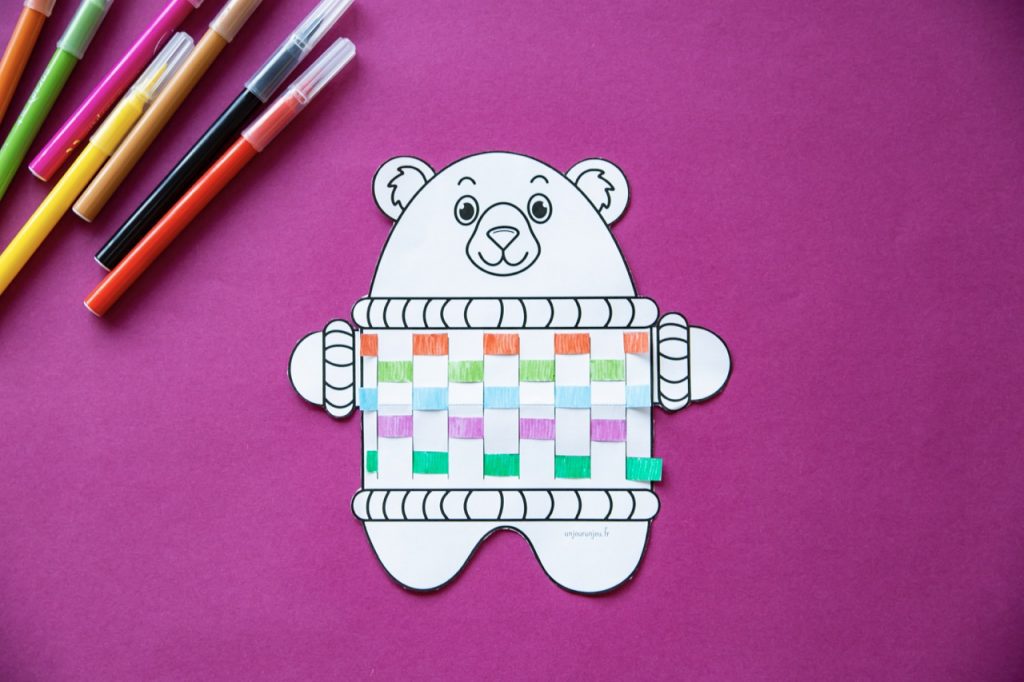 Mon ourson à tresser - terminé