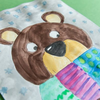 Activité créative : mon joli ours brun